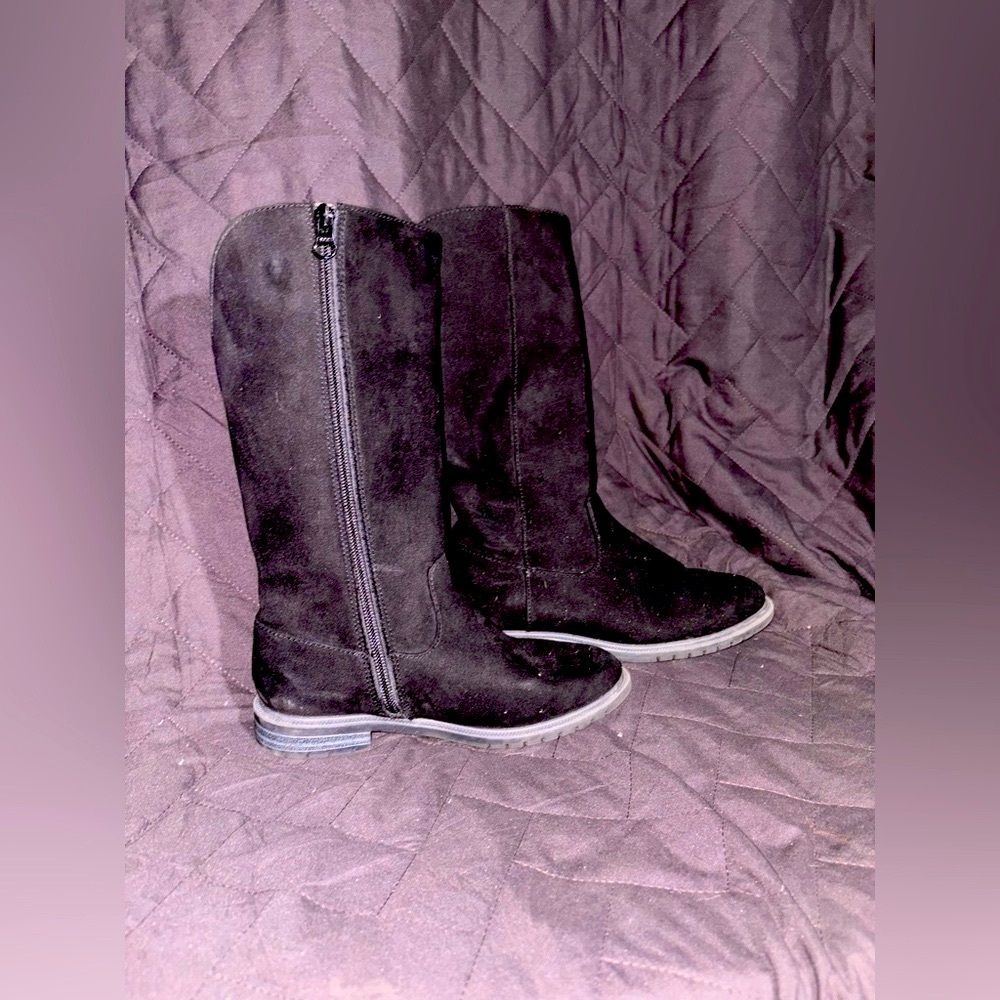 Black Suede Women's Boots